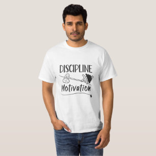 Camiseta disciplina-sobre-motivação
