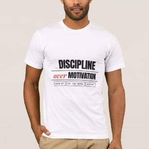 Camiseta Disciplina Sobre Motivação Retro Fitness Bella Can