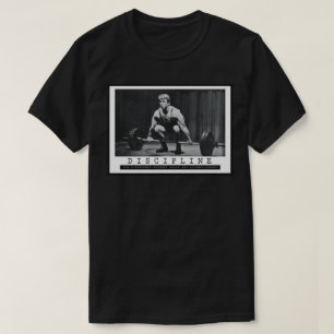 Camiseta DISCIPLINE - Motivação do "Levantamento de Peso"