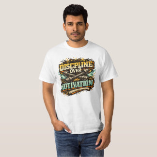 Camiseta Discipline Over Motivation