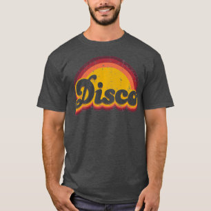 Camiseta Disco 1970s Dança Hippie Design Premium