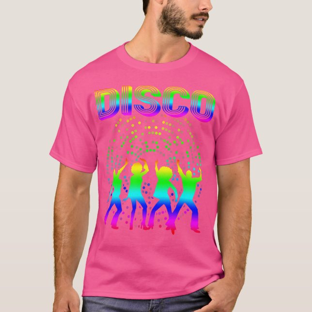 Camiseta Disco 70S Disco Themed Dancing (Frente)