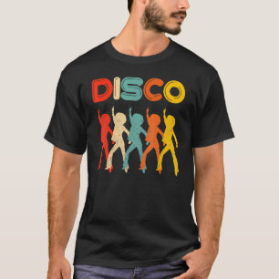 Camiseta Disco 70s Disco Themed Vintage Retro Dancing
