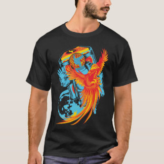 Camiseta Disco Biscoita Astronauta Por Custeez