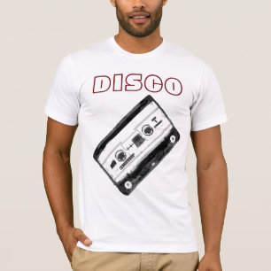 Camiseta Disco Cassette 70 Music Entertainment Retro