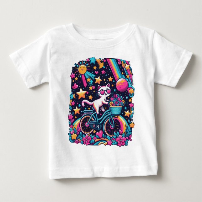 Camiseta Disco Cat (Frente)