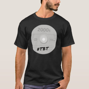 Camiseta Disco compacto - CD Rom Throwback Quinta-feira Com