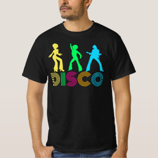 Camiseta Disco Dancers e texto do Funky 70