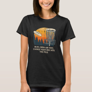 Camiseta Disco De 100 Chance Ataca Golfe Humor Golf de Golf
