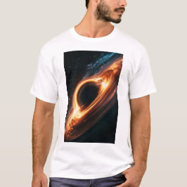Camiseta Disco de Acreção de Buraco Negro Supermassivo Arte