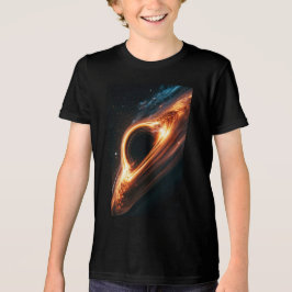 Camiseta Disco de Acreção de Buraco Negro Supermassivo Arte