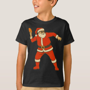 Camiseta Disco de Golfe de Natal Vintage Engraçado Papai No