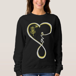 Camiseta Disco de Golfe Fofo Eu Amo Disco de Golfe Amarelo