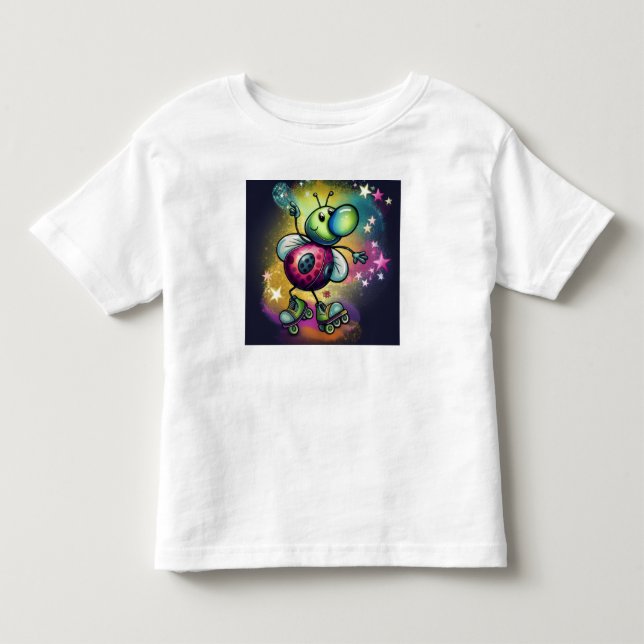 Camiseta Disco de Patins da Joaninha (Frente)
