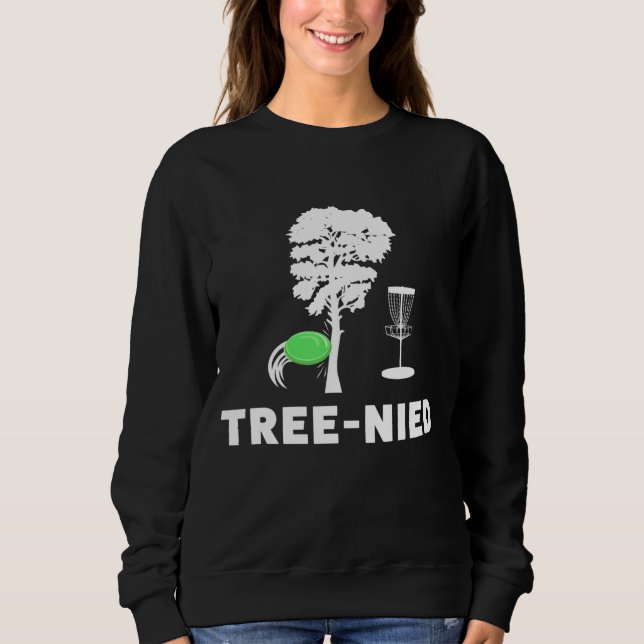 Camiseta Disco de Treejeção Golf Árvore Engraçada Frisbee D (Frente)