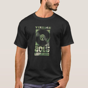 Camiseta Disco de Vinil Autêntico Ano de Nascimento Vintage