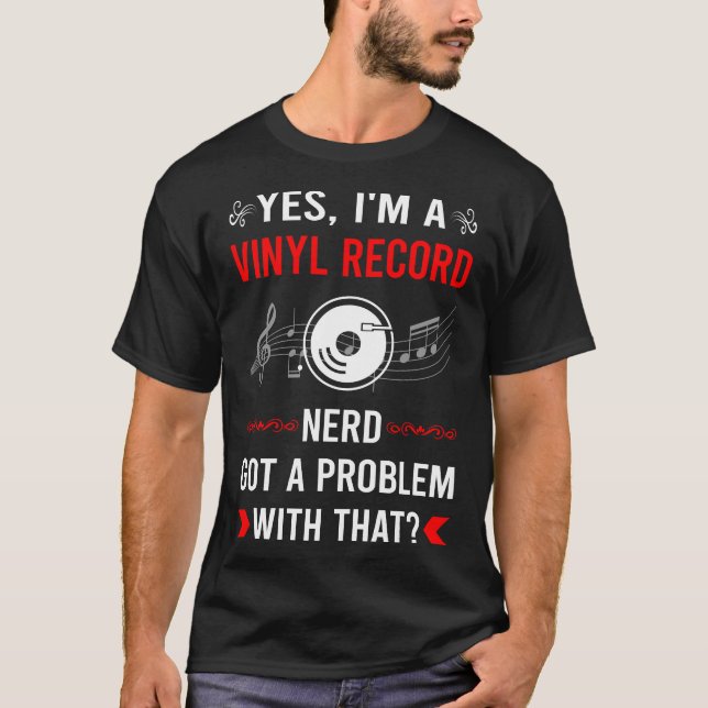 Camiseta Disco de Vinil com Problemas (Frente)