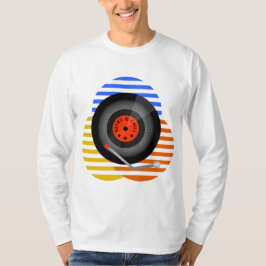 Camiseta Disco de Vinil Retro