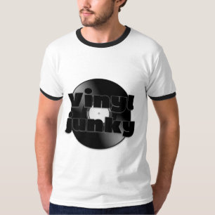 Camiseta Disco de Vinil Retro Viciado em Vinil