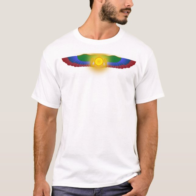 CAMISETA DISCO DE VÔO BRILHANTE (Frente)