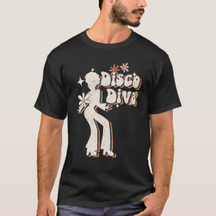Camiseta Disco Diva Vintage Dançando Rainha 70s 80s Dança P