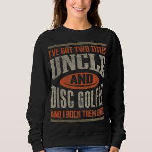 Camiseta Disco engraçado Golf Tio Dia de os pais Golfe