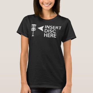 Camiseta Disco Engraçado Inserir Disco Aqui