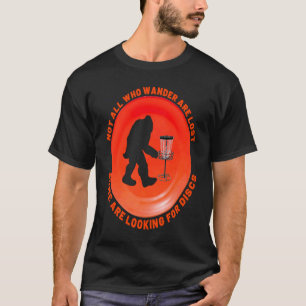 Camiseta Disco Golf Sasquatch Nem Todos Perdem Mulheres