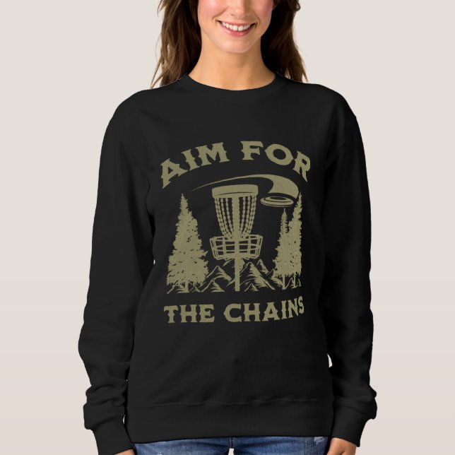 Camiseta Disco Golfe Mire Para As Correntes IV (Frente)