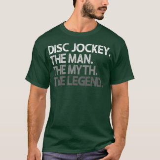 Camiseta Disco Jockey DJ O Homem Mito Legenda Oferece Premi