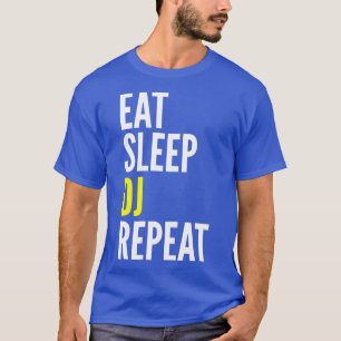 Camiseta Disco Jockey Funny Gift - Coma DJ Repetir