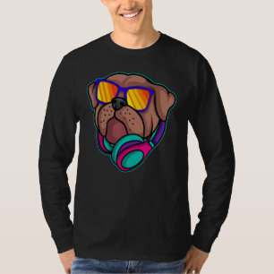 Camiseta Disco Jockey Pug Radio Club Dj Turntablist Deejay
