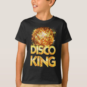Camiseta Disco King - Anos setenta Costume Disco Ball Vinta