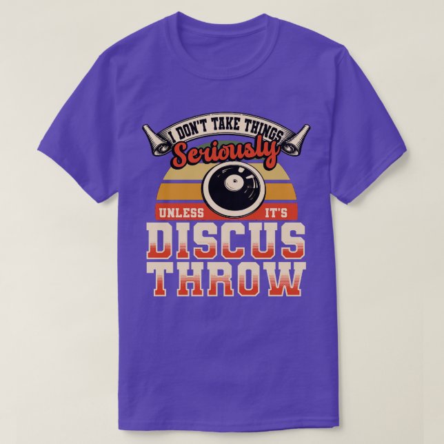 Camiseta Disco Lado Não Levo As Coisas A Sério (Frente do Design)