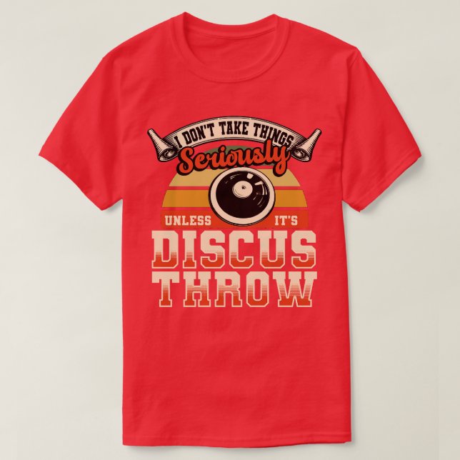 Camiseta Disco Lado Não Levo As Coisas A Sério (Frente do Design)