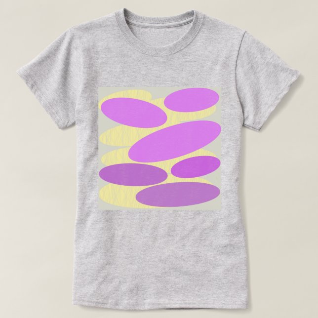 Camiseta Disco Lavanda (Frente do Design)