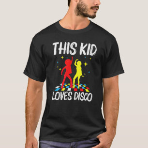 Camiseta Disco Legal Para Crianças Meninos Música de Boate