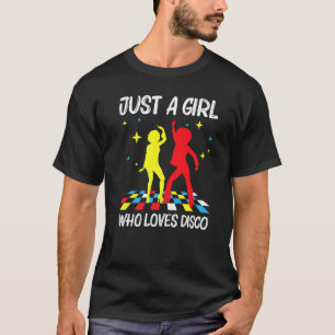 Camiseta Disco legal para Meninas Crianças 70 e 80 Nightclu
