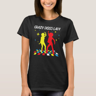 Camiseta Disco legal para mulheres Mãe 70 e 80 anos Música
