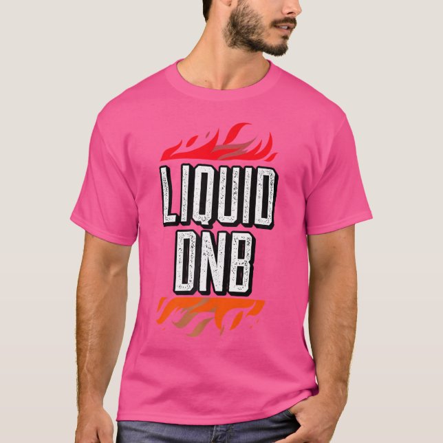 Camiseta Disco Líquido N Bass Funk Líquido Edm Dnb (Frente)