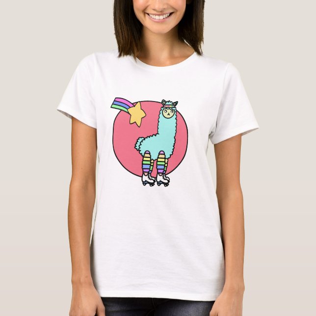 Camiseta Disco nenhum lama do kawaii do drama (Frente)