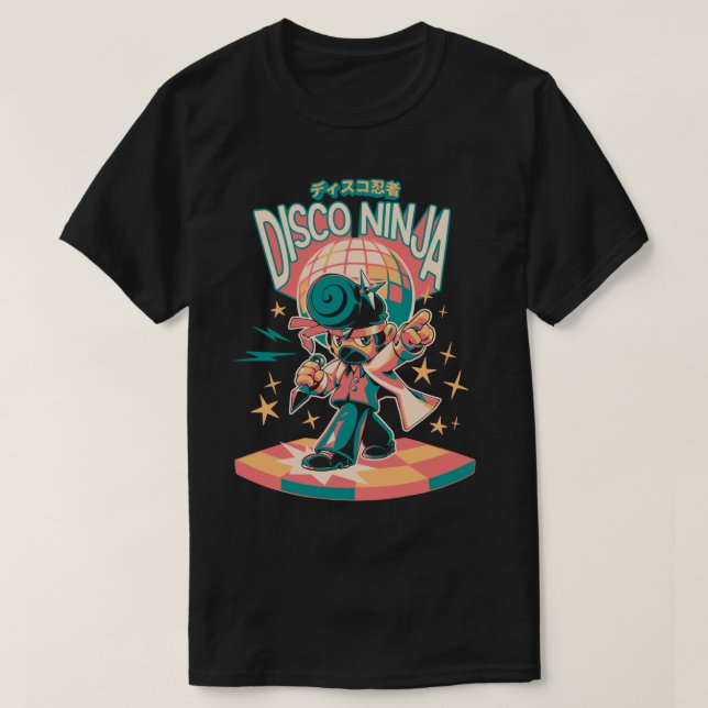 Camiseta Disco Ninja (Frente do Design)