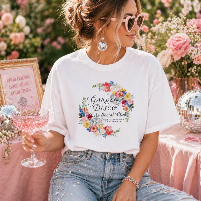 Camiseta Disco no Jardim | Dama de honra da Noiva (Criador carregado)