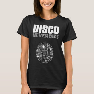 Camiseta Disco Nunca Morreu Vintage 70s Retro Funky Hippie