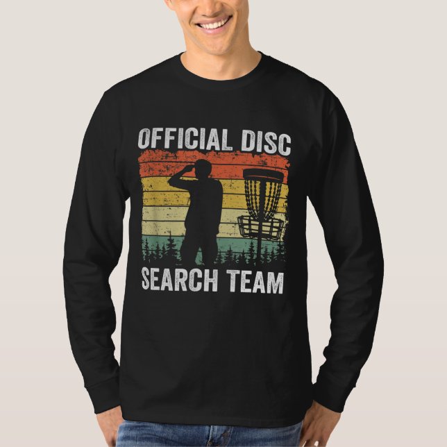 Camiseta Disco Oficial da Equipe de Pesquisa de Disco Frisb (Frente)
