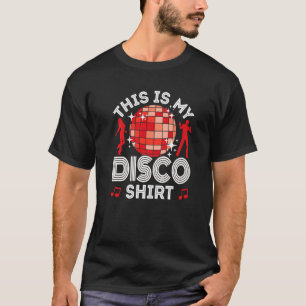 Camiseta Disco Outfit Men, 80s e 70s.
