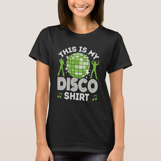 Camiseta Disco Outfit Men Women, 80 e 70. (Frente)