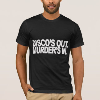 Camiseta Disco para fora. Assassinato dentro