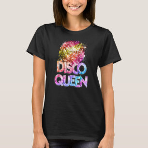 Camiseta Disco Queen 70's Disco Themed Vintage Anos setenta