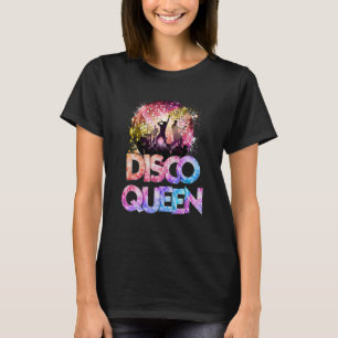 Camiseta Disco Queen 70's Disco Themed Vintage Anos setenta